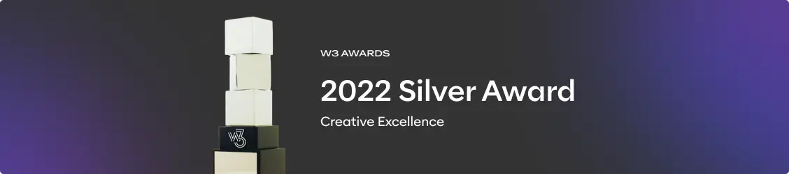 W3 Silver Award for Creative Excellence for IDEMIA's user experience design.